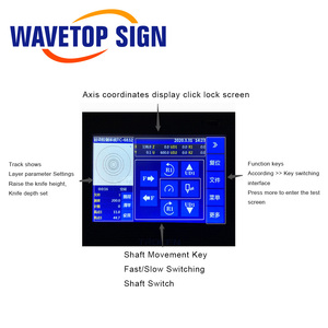 WaveTopSign Trocen Вибрационный нож режущий контроллер движения TC-6832 7-дюймовый сенсорный экран для ЧПУ Вибрационный нож - Product Image 5