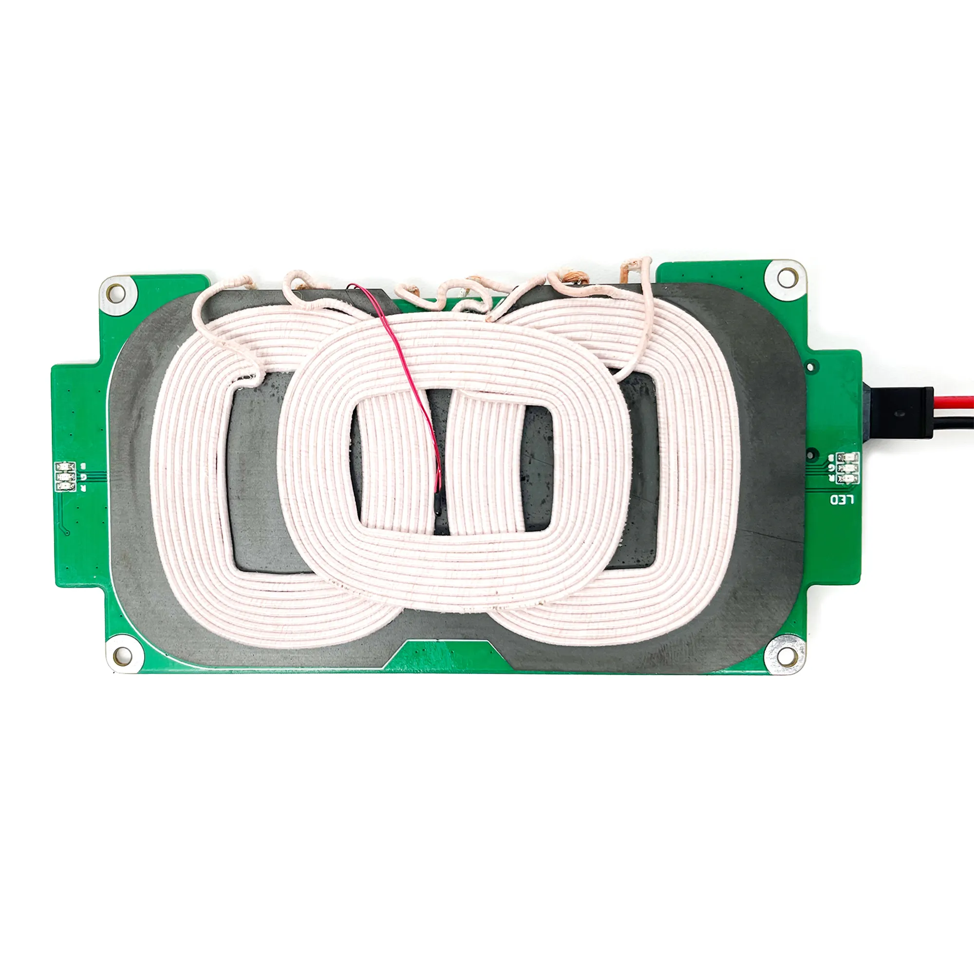 פנטזיה מותאם אישית צ 'י dc 12v רב סליל pcb אינדוקציה אלחוטי טעינת pcb ערכת רכב אלחוטי מטען מודול