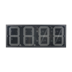 12-Zoll-7-Segment-LED-Anzeige für den Außenbereich, große Elektronik-LED-Uhr-Timer-Bildschirm-Anzeigetafel-LED-Panel