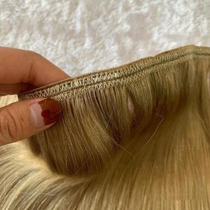 Three-Story Machine Weft Time-Saving Original Virgin Cuticle Aligned 100% Human Hair Extension <strong>Remy</strong> - Product Image 2