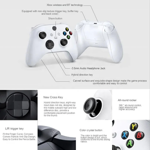 ตัวควบคุมไร้สาย2.4ก. สำหรับ Xbox One ,Xbox Series s/x PC gamepads ที่มีหกแกน/dual vibra/Hall เอฟเฟกต์พีซีจอยสติ๊ก - Product Image 6