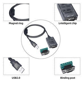USB 2.0-Stecker auf FTDI RS232 RS485 RS422 Serielles Kabel USB 2.0 zu DB9 Serielles Kabel mit FTDI-Chipsätzen - Product Image 3