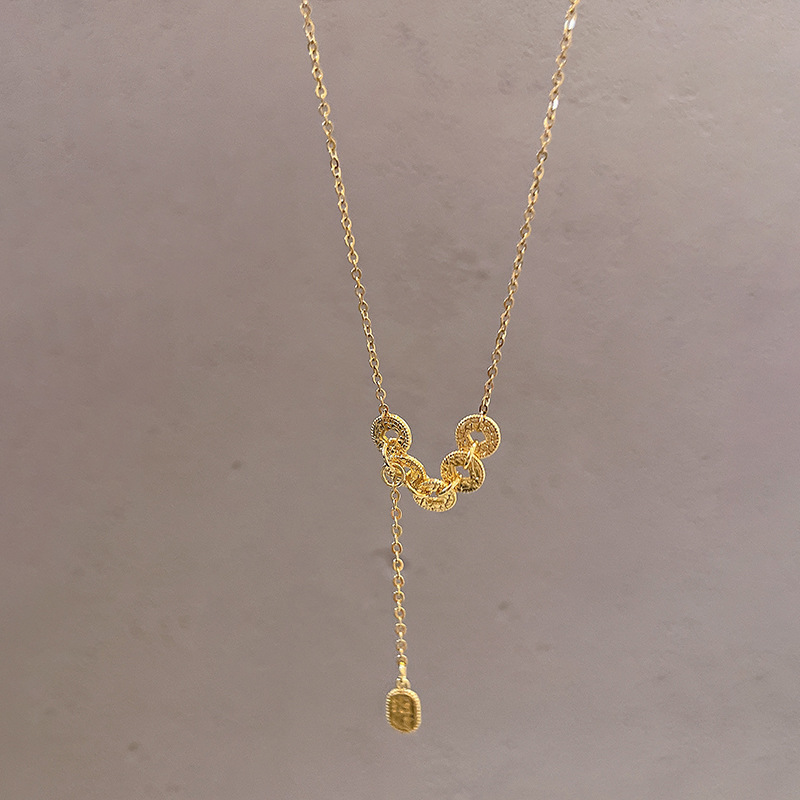 Cadena de acero oro-titanio X1774