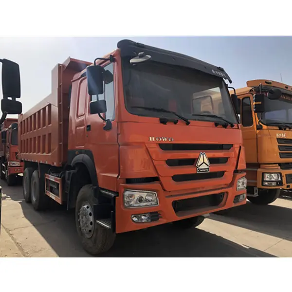 Camion damperli Benne Howo çin satış A7 12 Roues 50 20 Ton 6X4 traktör güç kullanılan DAMPERLİ KAMYON