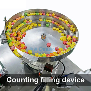 Máquina de embalaje de bolsitas de goma de mascar de conteo automático multifunción Máquina de embalaje de bolsas de dulces duros de goma para pequeñas empresas - Product Image 3