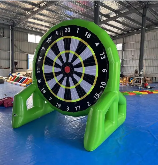 New arrival interactive shooting sports game cheap Magnetic inflatable soccer dart board football score darts for sale