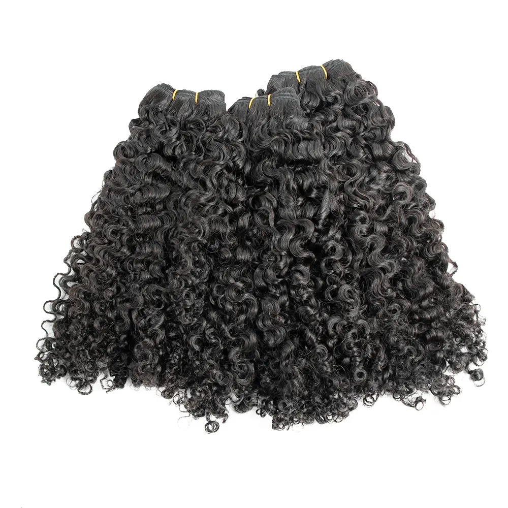Trame de cheveux de grande qualité, vente en gros, extensions de trame de cheveux humains brésiliens vierges à double dessin
