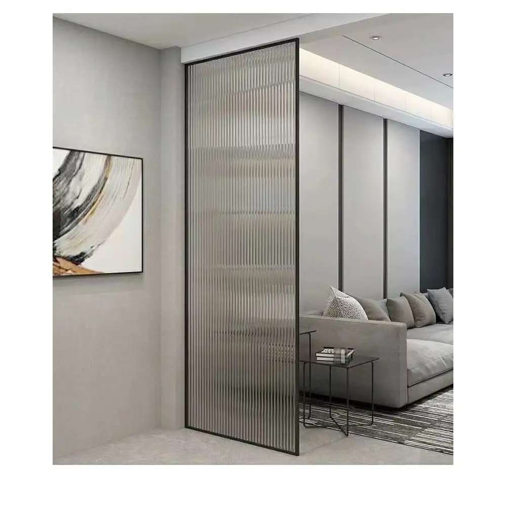 Di alta qualità di fabbrica diretta in alluminio sottile porta scorrevole in vetro sottile vetro di Design sottile di tipo in alluminio porta sottile per la costruzione