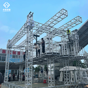 アルミニウム合金トラスディスプレイスピーカー用照明トラスシステム耐久性のあるトラスAluminio Parlante - Product Image 4