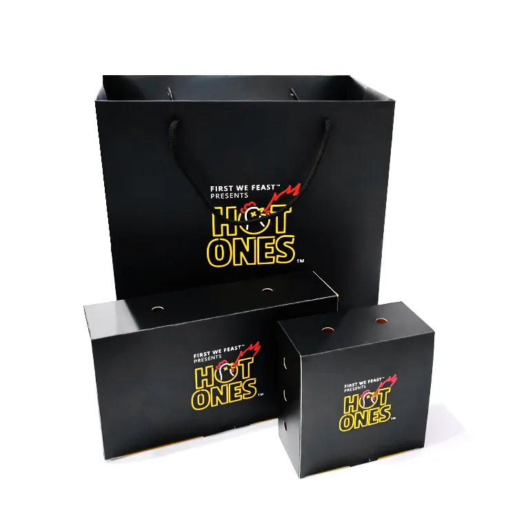 Personalizado Take Away Food Grade papel coreano Hot Dog para ir Francês frango frito Carton Burger Box Impressão Fast Food Packaging