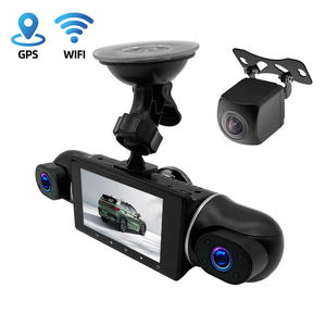 1080P APP Control Car Driving Video Recorder 4 Cámaras G-Sensor 4 Lente IPS Función de grabación de pantalla Black Box Dash Cam Wifi - Product Image 2