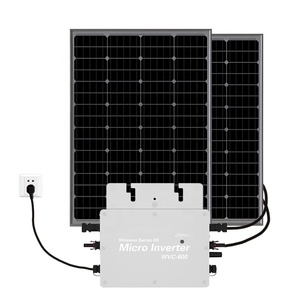 Stock DE LA UE 600W y 800W Sistema de panel de balcón solar integrado Sistema fotovoltaico conectado a la red del Primer Mundo con balcones de protección IP65 - Product Image 1
