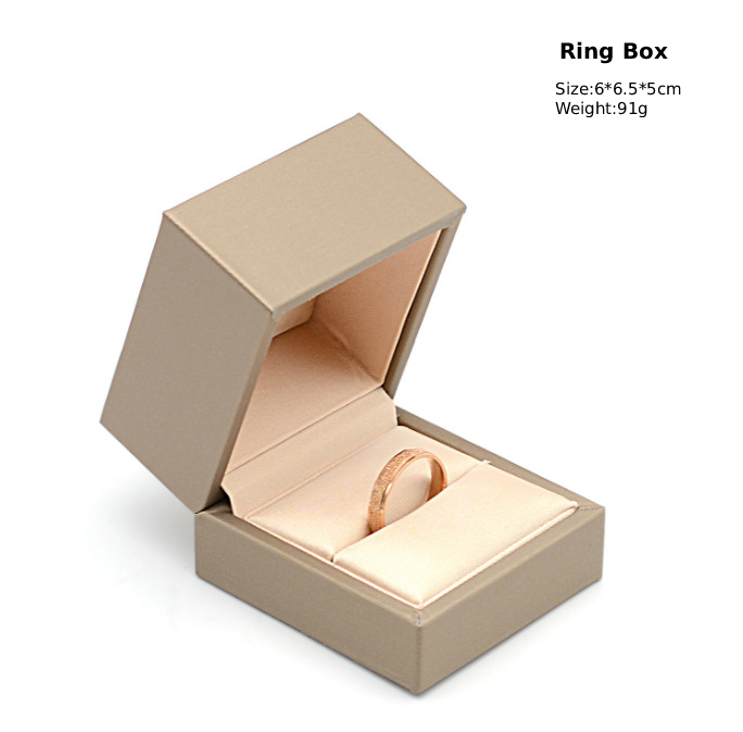 Gold ring box