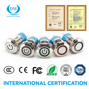 12 16 22mm Metal <strong>Push</strong> <strong>Button</strong> Switch Self-reset Self-locking Waterproof IP67 Power <strong>Start</strong> Small Round <strong>Key</strong> Screw Pin - Product Image 2