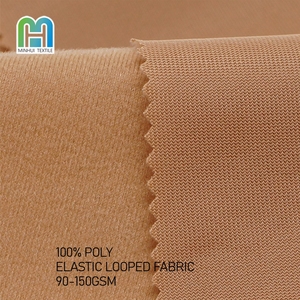 Velcro Friendly tela de bucle cepillado Superficie suave cinta de bucle mágico 100 poliéster para uso de tablero de exhibición de cierre de bolsa DIY - Product Image 1