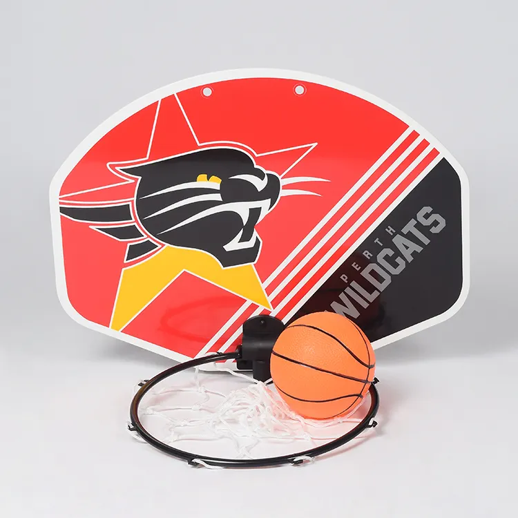 Aro de baloncesto pequeño de plástico personalizado para interior, promoción barata, OEM