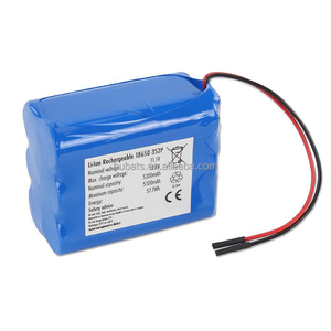 5200毫安时11.1v锂离子18650 3S2P 57.72wh 5.2Ah 12v电池，用于泳池真空Altec兰辛扬声器发光二极管灯 - Product Image 1