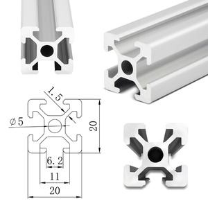 Alloy <strong>6063</strong>/<strong>6061</strong>/6005/<strong>6060</strong> T5/T6 T Slot Industrial Aluminum Extrusion Profile Industrial Use