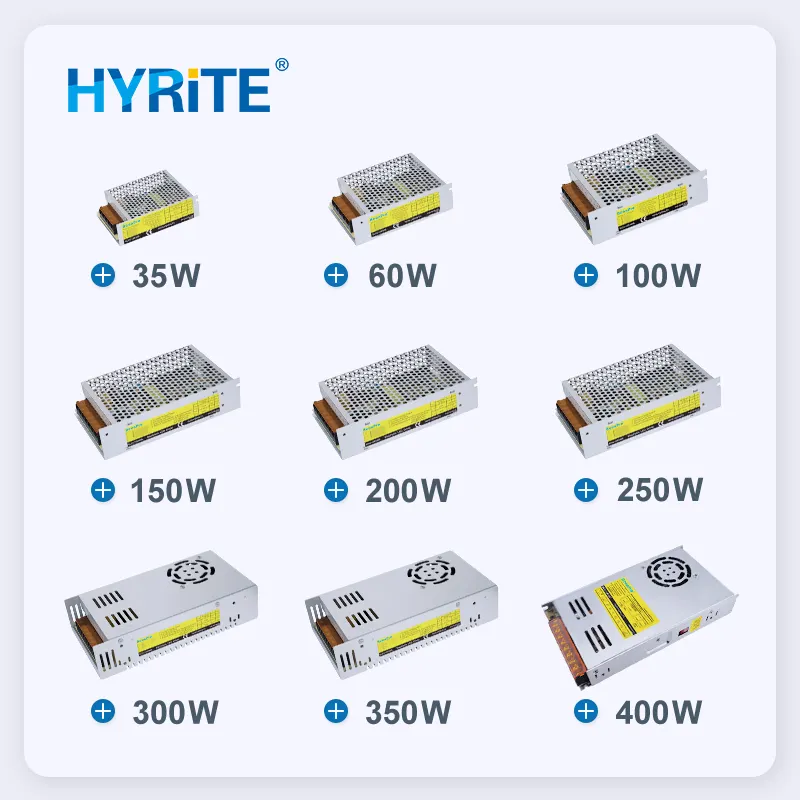 Güç kaynağı üniteleri 5V 12V 24V 36V 48V 15W 25W 35W 50W 100W 150W 200W 350W led şeritler anahtarlama güç kaynağı için