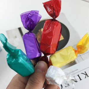 透明彩色蜡纸糖果包装便宜扭曲包装糖果蜡纸 - Product Image 5