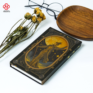 Bán chạy nhất xách tay máy tính xách tay với Dreamy Moon Magic Wand bìa cứng bìa cứng Nhật Ký ràng buộc trong may bìa giấy trong Stock-B6 - Product Image 5