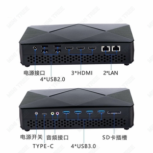 Офисный мини-ПК Core I7-8709G 8705G I5-8305G 4 ядра Двойная сеть 2,5G 16G DDR4 512G M.2 NVME Win10 Linux настольный мини-компьютер - Product Image 6