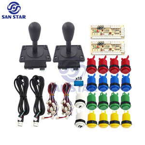 Mando de Arcade sin retardo, codificador usb, joystick, juego de arcade para pc - Product Image 1