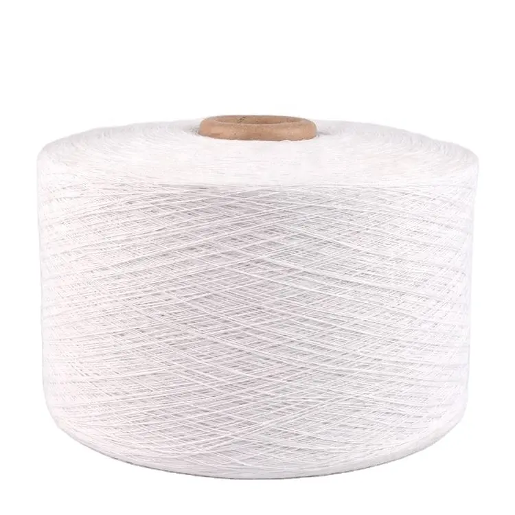 Tricô tecelagem reciclar fio algodão toalha fio poliéster algodão misturado fio Indonésia