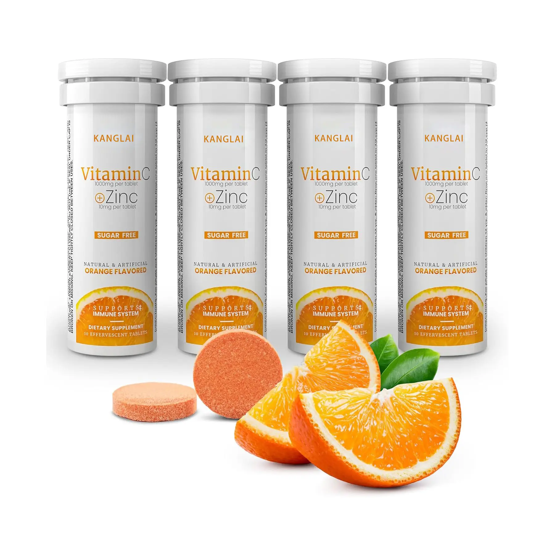 Eigenmarke Hautgehelltende Multivitamine Zink-Supplement Gesundheit Vitamin C Kautabletten