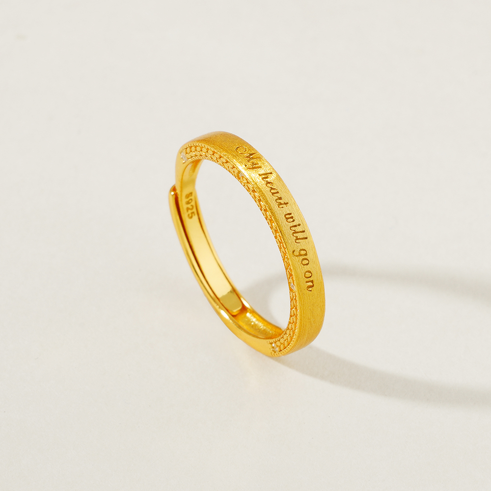 Bague pour femme plaquée or