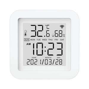 WIFI Sensore di Umidità di Temperatura Con DISPLAY LCD Schermo Digitale App Telecomando Funziona Con Assistente Casa Alexa Vita Intelligente - Product Image 2