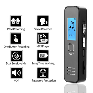 Mini grabadora de voz digital USB, bolígrafo de grabación de audio y sonido, barato, compatible con tarjeta TF, regalo, promoción, grabación de una tecla, operación fácil - Product Image 2