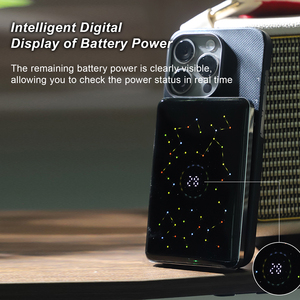 3ใน1ผลิตภัณฑ์ไวรัสพาวเวอร์แบงค์2025 LED แบตสำรองแม่เหล็กขนาดเล็กบาง5000mAh ติดโลโก้ตามสั่งสำหรับแอปเปิ้ลและแอนดรอยด์ - Product Image 3