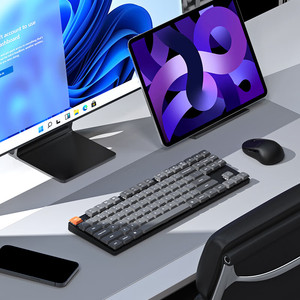 Keychron K1 Max QMK/VIA Three-mode Wireless RGB Custom Mechanical <strong>Keyboard</strong> K1Max-non-pluggable Gaming <strong>Keyboard</strong>