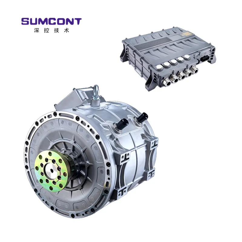 Fábrica al por mayor 15-250KW Motores eléctricos Ev Kits de conversión Camión Motor y controlador