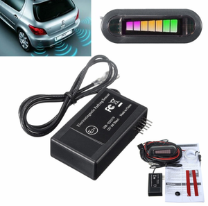 Sistema de Sensor de aparcamiento, Aidelion U302 aparcamiento marcha atrás zumbador sensores LED seguridad del vehículo Radar de estacionamiento para el punto ciego del coche - Product Image 5