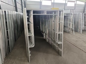 Andamio de construcción Ledger estándar Diagonal Brace HDG Galvan Q235 Q345 Material Escalera Andamio - Product Image 2
