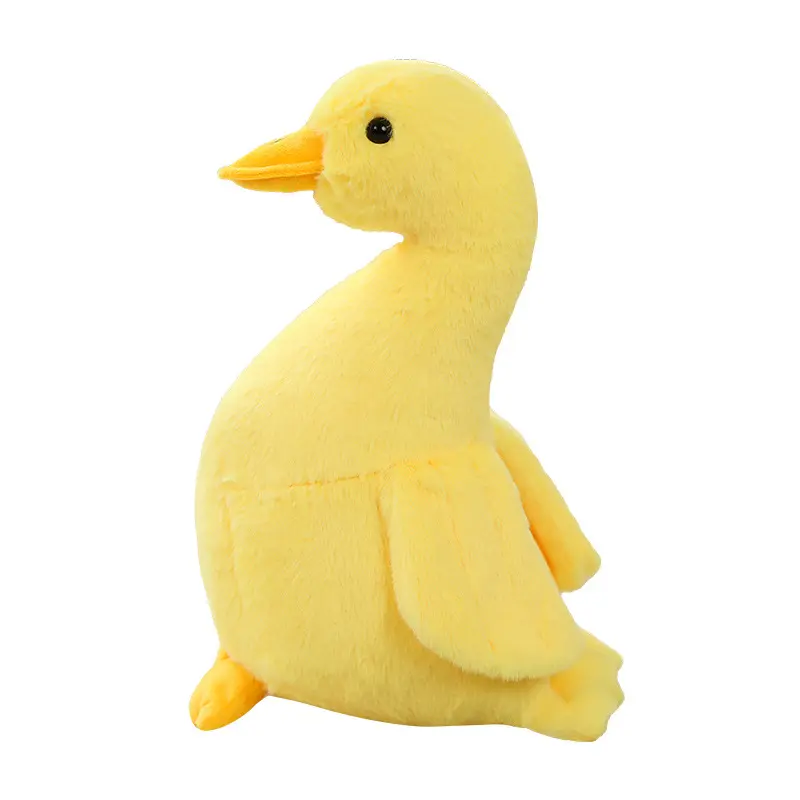 Alta calidad 4 colores suaves lindas almohadas patos animales de peluche juguetes de peluche lindo pato simulado muñeca decoración del hogar