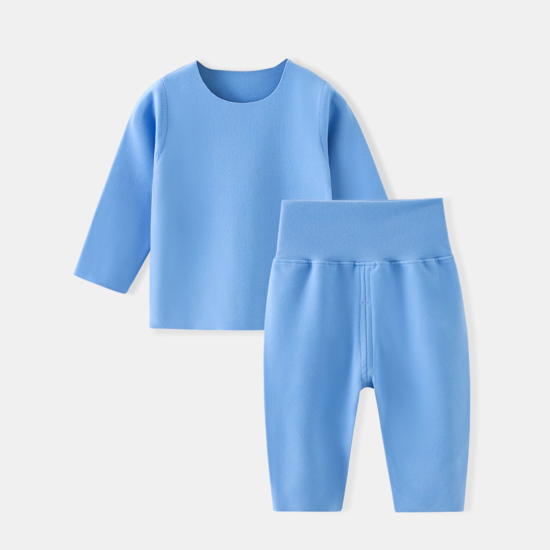 German high-waisted sweatshirt in blue
