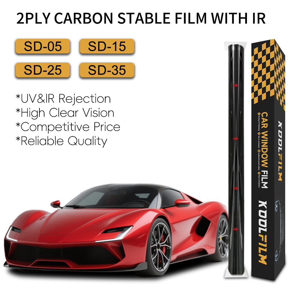 Film stable en carbone 2 plis avec IR