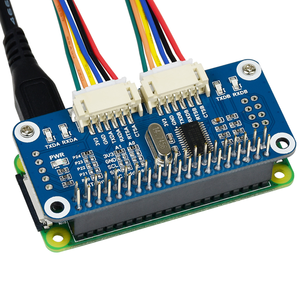 2-ch UART & 8 programlanabilir GPIO elektronik modülleri ve kitleri ile ahududu Pi seri genişleme şapka I2C arayüzü