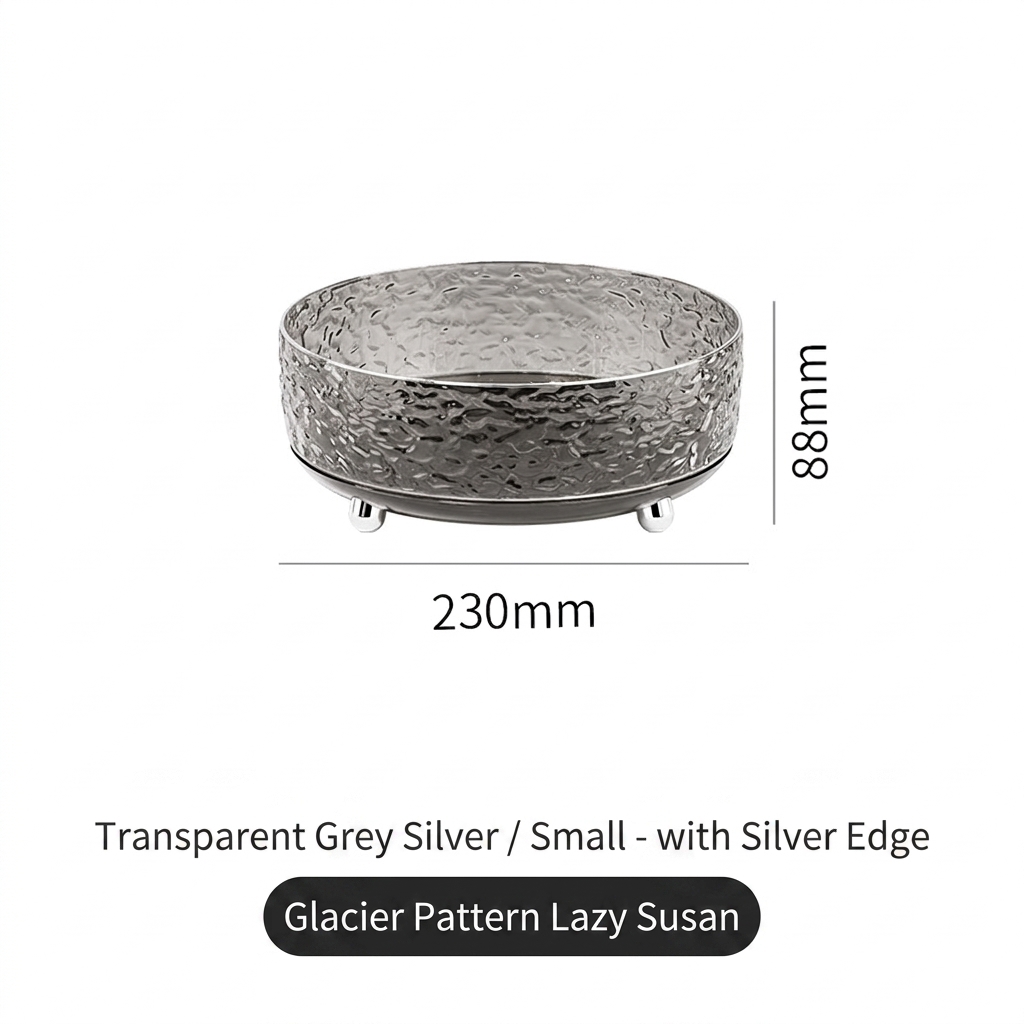 Gray silver S with silver edge