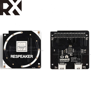 TZ <strong>Raspberry</strong> <strong>Pi</strong> 4B 3B+ 4 ReSpeaker 4-Mic AI Voice Applications Microphone Array Expansion Board