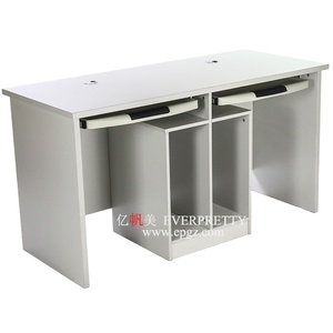 Trabajo de oficina de escritorio de la Mesa de la computadora 2 personas de escritorio de oficina de 2 plazas, mesa de computadora - Product Image 3