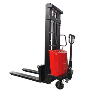 Nuova condizione 3000mm elettrico Pallet Stacker elettrico elettrico alimentato a mano motore a corrente continua facile carico e scarico sollevatore Stacker - Product Image 1