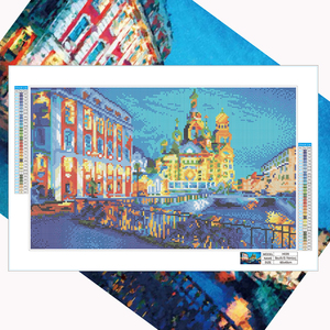 Dijital baskı duvar sanatı tuval elmas boyama güzel St. Petersburg özelleştirilebilir tasarımlar herhangi bir boyut duvar sanatları - Product Image 2