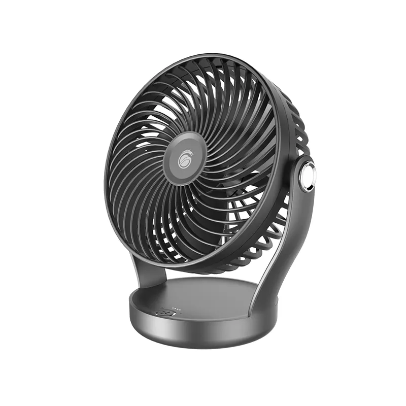 Konfulon ventilador de mesa portátil, recarregável, usb mini clipe, para verão, mesa de resfriamento ar, 3 leves