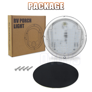 OVOVS 8.5 Inch Exterior <strong>LED</strong> RV Light 100pcs Dual Color Flood Awning <strong>Leds</strong> Scare Porch Surface for RV Trailer Fifth Wheel Camper - Product Image 6