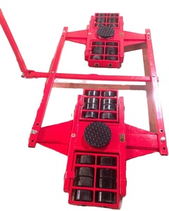 Patín de doble entrega Capacidad 8 toneladas de carga Pesado y flexible para transportar cargas pesadas.