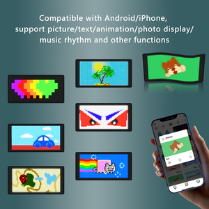 Pixel 32*96 Flexible Illuminated Advertising LED Screen APP <strong>Control</strong> <strong>Moving</strong> Messages <strong>Display</strong> Soft LED Board Flexible LED Panel - Product Image 2